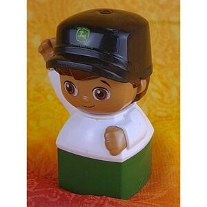 Mega Bloks First Builders Lil John Deere Figure Tractor Driver Farmer Boy Man